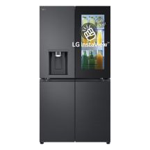 LG GMG960EVJE Multi Door Side-By-Side Refrigerator 179cm Essence Black Steel Matte Black Total NoFrost Water Feeder