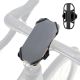 2. Rockbros 250015001 silicone clamp phone holder - black