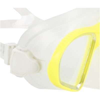 2. Fashy “Adventure II” Diving Mask, Yellow/Transparent