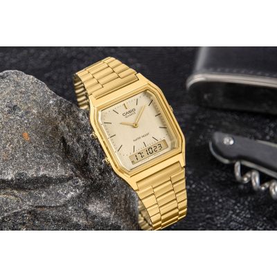 5. Men's Watch CASIO VINTAGE AQ-230GA-9DMQYES + BOX