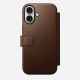 4. Nomad NM014209858 Cell Phone Case 16 cm (6.3") Folio Brown