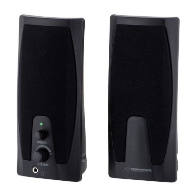 3. Esperanza Giocoso EP110 computer speaker set (2.0; black)