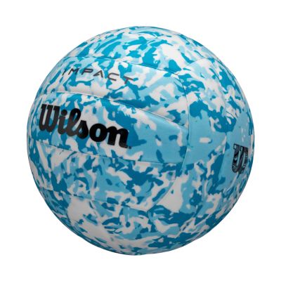 5. Wilson Impact Gen Green VB Volleyball Blue and White WV2000801XBOF