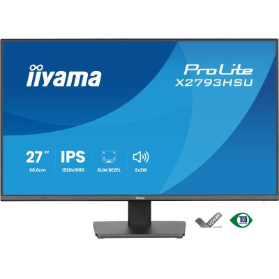 4. iiyama ProLite X2793HSU-B1 computer monitor 68.6 cm (27") 1920 x 1080 px Full HD LED Black