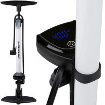 DUNLOP WORKSHOP/BICYCLE PUMP 174Psi (12Bar) WITH ELECTRONIC MANOMETER