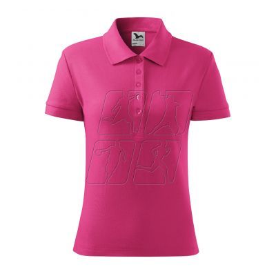 3. Malfini Cotton polo shirt in purple red