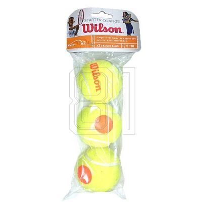 Tennis balls Wilson Starter Orange Junior 3 pcs