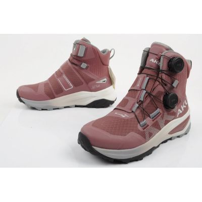 8. Aku women's sports trekking shoes Furiosa BOA GTX Vibram fashionable pink gray