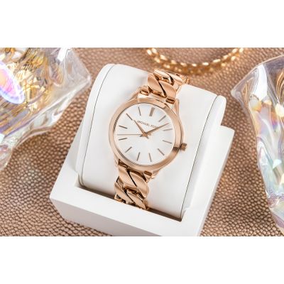 5. Michael Kors Slim Runway MK7473 Women's Watch + BOX