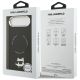 8. Karl Lagerfeld Choupette Pin MagSafe Case for iPhone Air Black