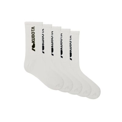 5. Kubota 5-pack of i love kubota socks cream K25SS-300-002-01-5