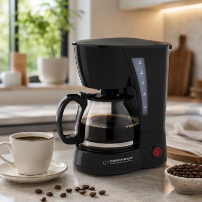 11. Esperanza Robusta EKC006 drip coffee maker (650W; black)