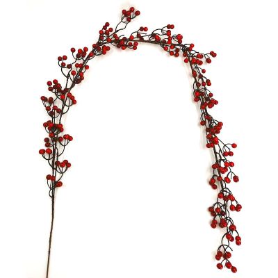2. RED ROWNBERRY FRUIT GARLAND 160CM