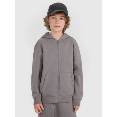 Boy's zip-up hoodie sweatshirt 4F 4FJRAW25TSWSM2488-22S