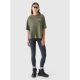 12. Women's oversize printed T-shirt 4F 4FRAW24TTSHF2583-43S