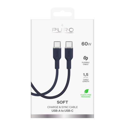 3. Puro ICON USB-C - USB-C Cable 1.5m - Navy Blue