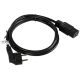 3. LANBERG Server Power Cable CEE 7/7 -> C19, 16 A, 1.8 m