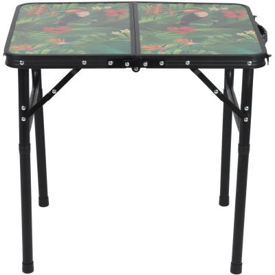 18. FOLDABLE CAMPING TABLE 60X45X25/56CM FLOWER
