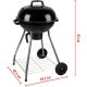 9. GARDEN GRILL REX STEEL BALL 46CM WITH ASHTRAY