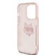 7. Karl Lagerfeld IML Choupette Head & Monogram case for iPhone 13 Pro / 13 - pink