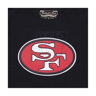 7. Mitchell &amp; Ness NFL Team Logo Tee San Francisco M 49ERSS BMTRINTL1053-SF4BLCK