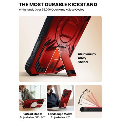 4. Supcase ArmorBox Mag MagSafe Case for Samsung Galaxy S26 Ultra - Red and Black