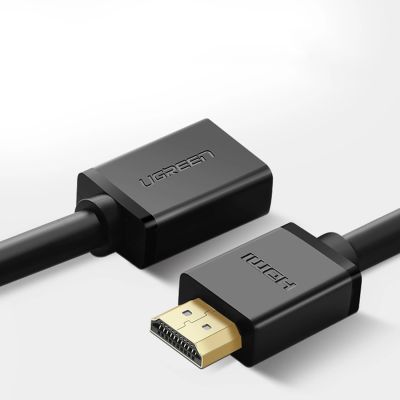 5. Ugreen HD107 10141 HDMI (Male) - HDMI (Female) 4K Cable 1m - Black