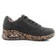4. Skechers Uno-Loving Love women's sports sneakers fashionable black