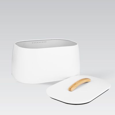 3. Bread box MR-1675-WHITE MAESTRO