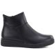 2. Sergio Leone BT-12-S Black Leather Wedge Ankle Boots