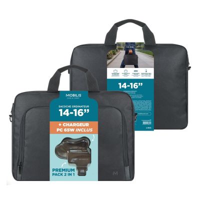 3. Mobilis 003089 Laptop Bag 40.6 cm (16") Top Loading Bag Black