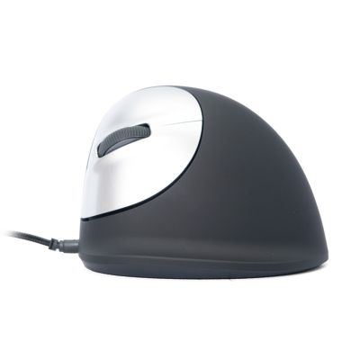 3. Ergonomic R-Go HE Left-Handed USB Mouse Black/Silver