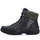 9. Rieker Z7230-00 Waterproof Leather Women's Boots Black