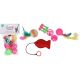 25. SET OF 6 CAT TOYS