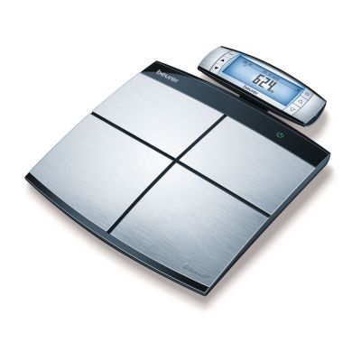 Beurer BF 105 Square Black, Stainless Steel Electronic Personal Scale