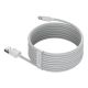 6. Baseus 2x USB - Lightning cable fast charging 1.5 m white (TZCALZJ-02)