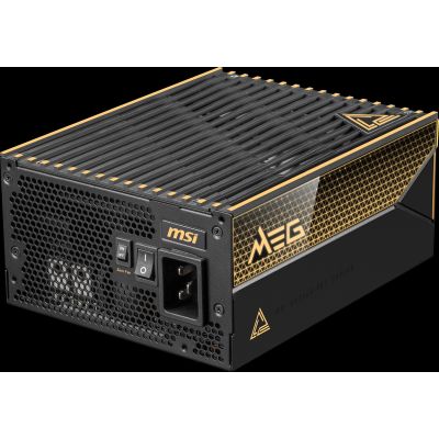 19. MSI MEG Ai1600T 1600W PCIE5 80+ Titanium ATX 3.1 Power Supply