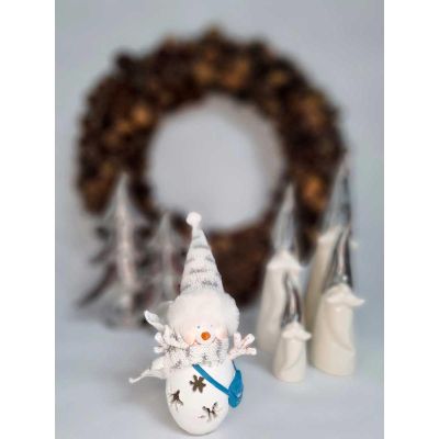 12. LED SNOWMAN FIGURE 7x6x16CM