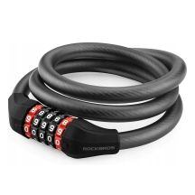 Rockbros RKS507-1BK bicycle lock with combination 1.8 m - black