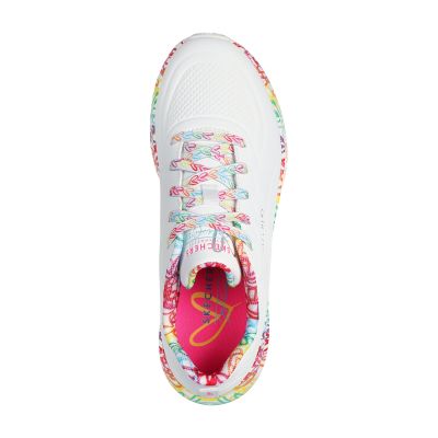 3. Skechers Women's UNA LITE EXUBERANT HEARTS Sneakers 177976 WMLT