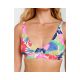 6. RIP CURL Women's Party Wave Halter Bra Multicolor