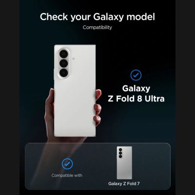 7. Spigen Glas.tR EZ Fit Pro HD Privacy 2-Pack Tempered Glass for Samsung Galaxy Z Fold 7/8 Ultra