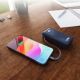 10. Powerbank SBS 10000 mAh 20W with built-in USB-C cable and digital display - dark gray