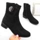 11. Jezzi W Suede Ankle Boots ASA198-28 JEZ432A