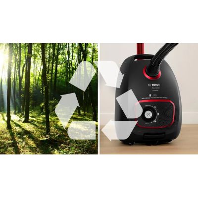 12. Bagged Vacuum Cleaner Bosch Series 4 BGB41POW1 (850 W; black)