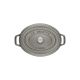 2. Oval cast iron pot STAUB 40509-317-0 – graphite, 4.2 l