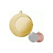Gold medal with space for a 50 mm emblem - steel medal