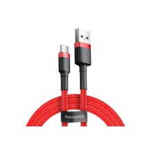 Baseus Cafule CATKLF-C09 Cable (USB 2.0 - USB Type-C; 2m; black and red)