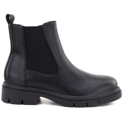 6. Women's leather ankle boots, black Sergio Leone BT-01-S