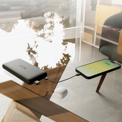 9. SBS Infinity Power Bank 10000mAh 10W LiFePo₄ USB-A USB-C - Black